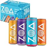 ZOA Zero Sugar Energy Drink, Fan Favorite Variety Pack, 12 Pack, 12 Fl Oz | With Electrolytes, Vitamins B and C, supporting hydration with 160 mg plant based caffeine from green tea and green coffee