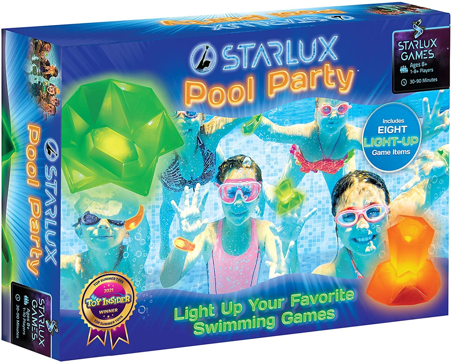Starlux Games: Pool Party - Swimming Games and Glow-in-The-Dark Pool Toys for Kids & Teens