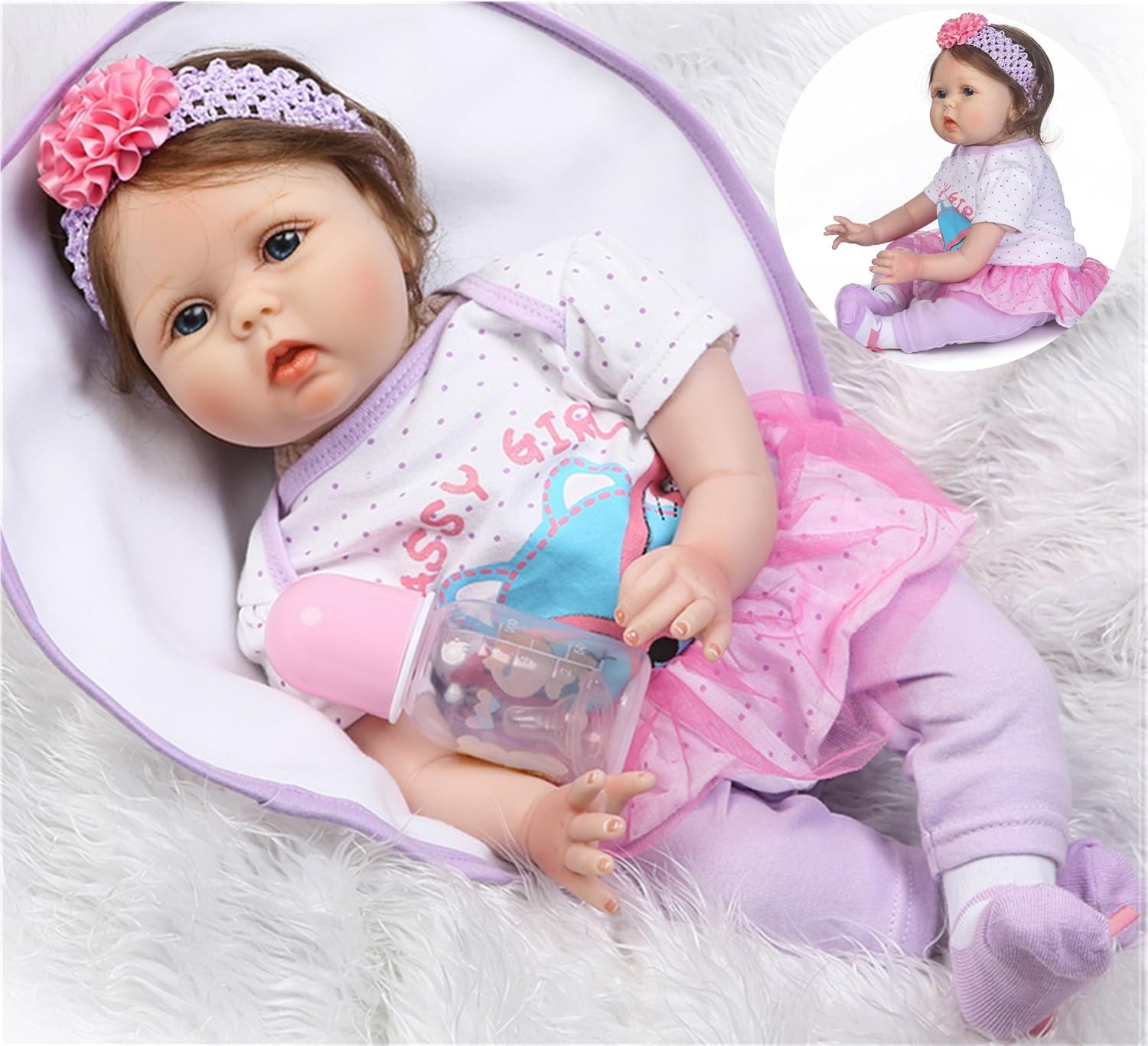 reborn baby girl silicone