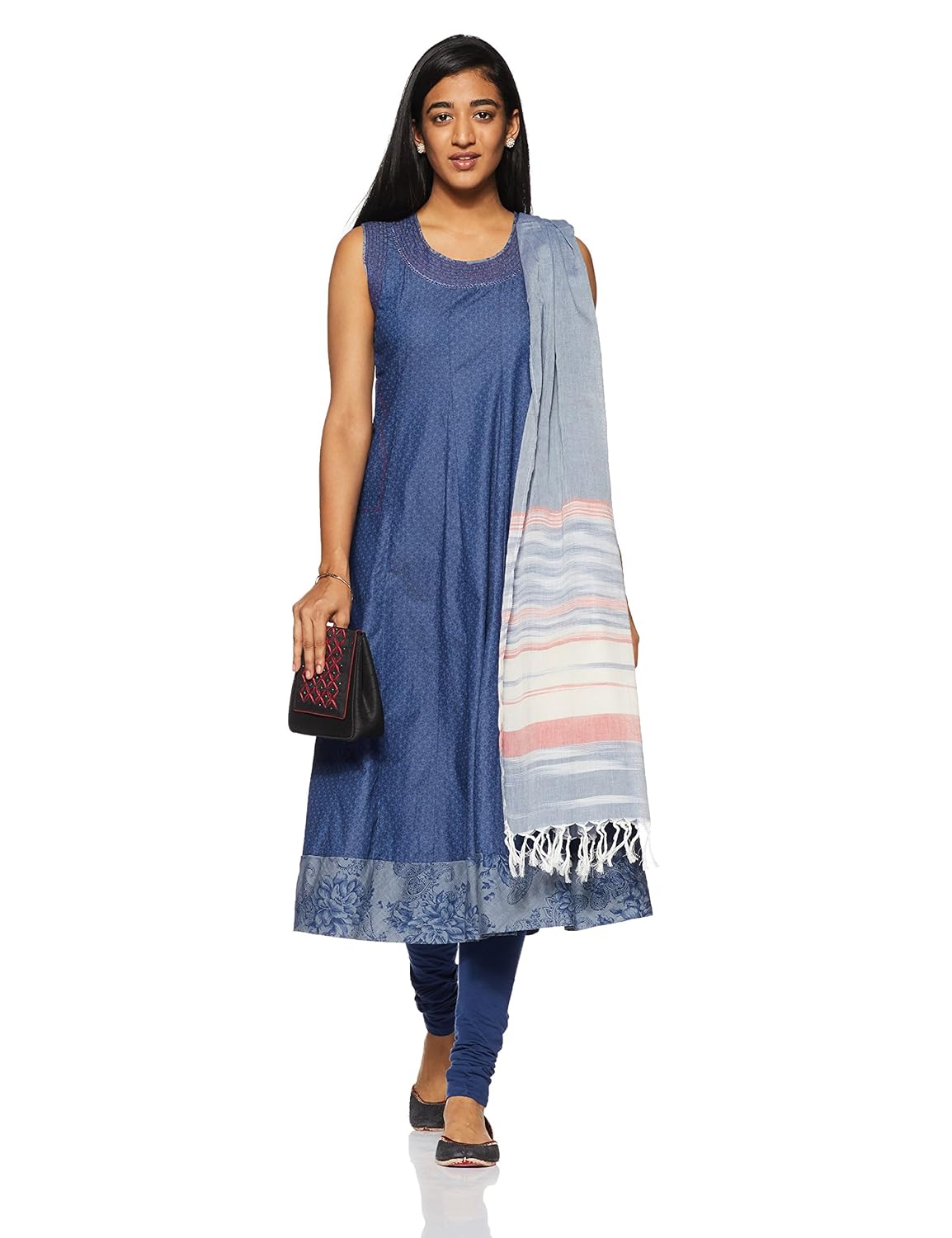 biba women's anarkali salwar suit