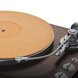 Cork Turntable Mat by PRO SPIN for Vinyl LP Record Players (3mm) | Record Player Mat with High-Fidelity Audiophile Acoustic Sound Support | Turntable Slip Mat Help Reduce Noise Due to Static and Dust