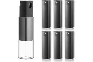 LOYIM 6 Pcs Screen Cleaner Spray and Wipe 2 in 1 Touchscreen Mist Cleaner Tool Empty Portable Mini Screen Cleaner Bottle Spray for Phone Laptop Screen Computer Cleaner Accessory(Dark Grey)