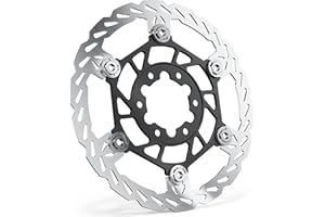 BEASTSPK Floating Rear Disc Brake Rotor(220mm),Aircraft Aluminum Core,Stainless Steel MTB Brakes Rotors with 6-Hole,Thickness 2.3mm,High Performance for Talaria Sting R MX3,MX4(Rear)