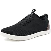 WHITIN Men's Wide Casual Dress Sneakers | Knit Mesh Oxfords Shoes | Zero Drop