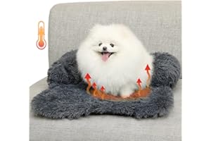 H.S.C PET PRODUCE H.S.C PET Dog Calming Sofa Bed Furniture Protector Mat Removable Washable Cover for Large Medium Small Dog (Dark Blue, Small)