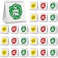 Ireer 24 Pcs I Need Help Mini Flip Chart for Teacher Needs Classroom Management Needs Tools Teacher Incentives Self Assessment Cards for Kids Toddlers Students Behavior School Supplies (Vivid)