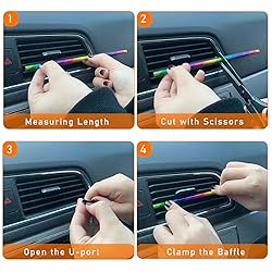 Kewucn 20 PCS Car Air Conditioner Vent Decorative