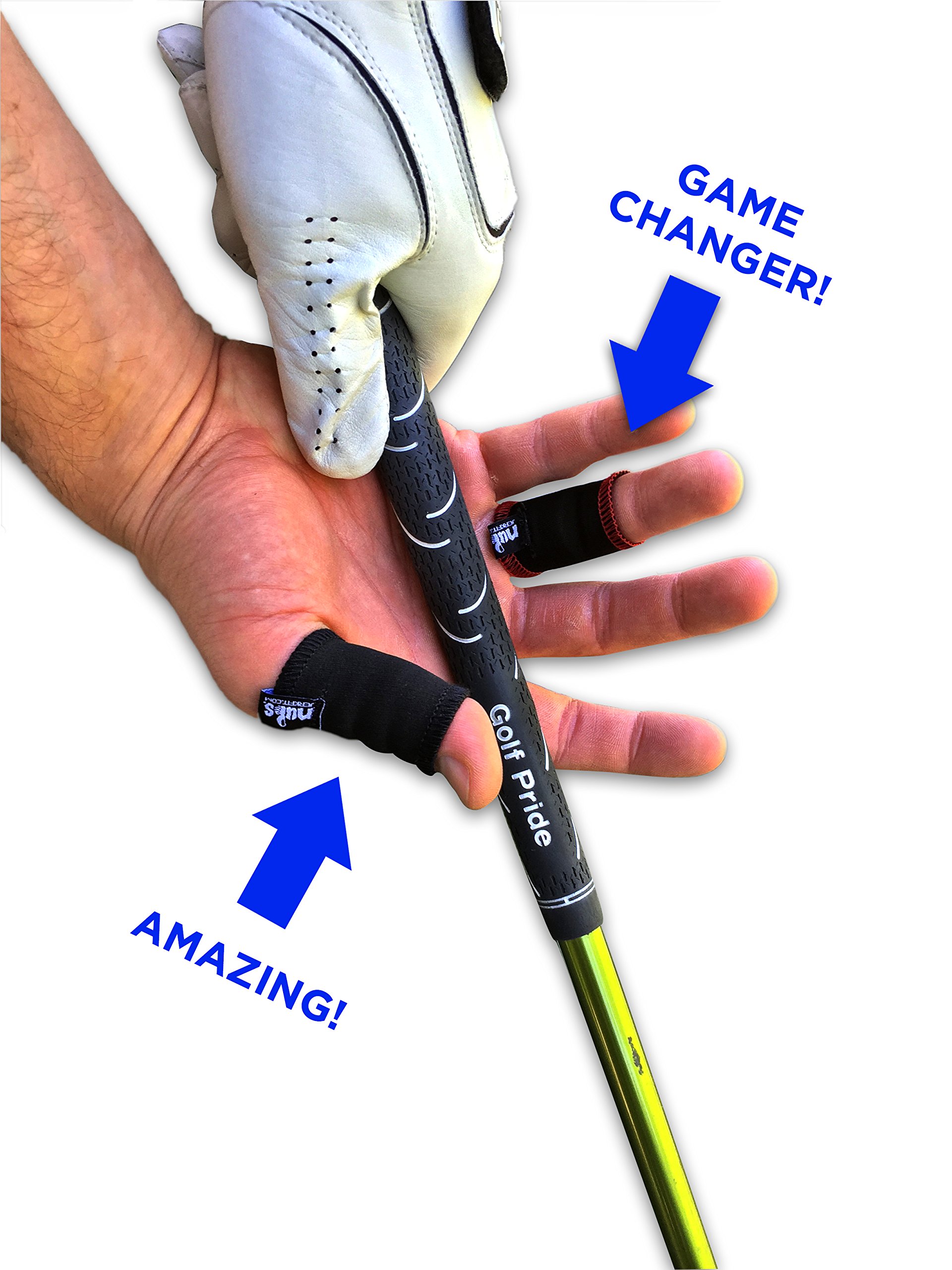 JerkFit NUBS, Finger Caddies - Thumb and Finger Sleeves to Prevent Golf blisters. (Pair)