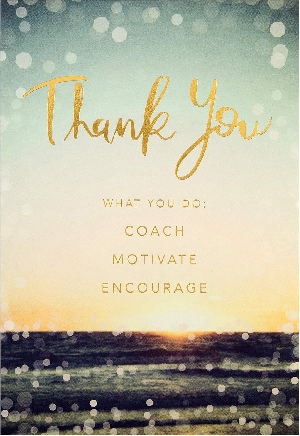 Hallmark Emotive Thank You Card - Photographic 'State of Kind' Design, green - Image 3