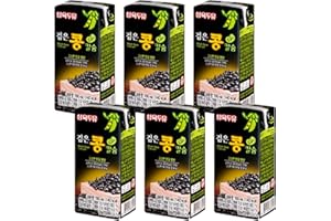 OHMARKET Sahmyook Black Bean Soy Milk, 6.5 Fl.oz (Pack of 6) - 삼육두유 검은콩