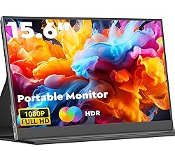 KEEPTIME Portable Monitor, 15.6inch 1080P FHD