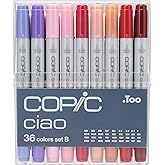 Copic Marker I36B Ciao Markers Set B, 36-Piece