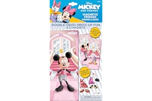 DISNEY PRINCESS Disney Minnie Mouse and Daisy Duck 23-Piece Magnetic Doll Tin 48838 Bendon