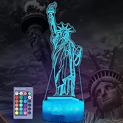 POSSHE Statue of Liberty Night Light, Statue of