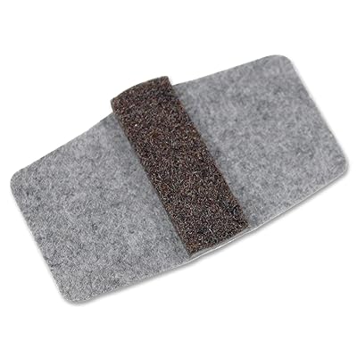 Lorell LLR49319 Wrap Around Floor Savers, Gray