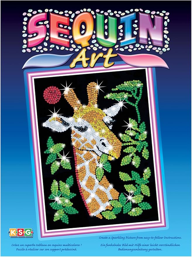 Sequin Art Loisirs Créatifs Girafe Amazon.fr Jeux et Jouets