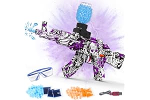 AGARD Electric Gel Ball Blaster,AKM Splat High-Speed Splatter Ball Toy,Outdoor Activities-Fighting Shooting Team Game for Summer Toy Ages 14+.