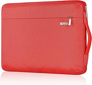 Voova Laptop Sleeve Case 14 15 15.6 Inch,Upgrade 360° Protective Computer Carrying Cover Bag Compatible with Macbook Pro 15 16 2019, Surface Book 3/2,Hp Acer Asus Chromebook for Women Girls,Waterproof