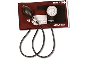 Prestige Medical 82-BUR Aneroid Sphygmomanometer, Burgundy