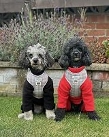 Pet Wiz Warm Four-Legged Dog Fleece Large Black Weather-Resistant view 8