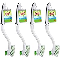 Scotch-Brite Pot Pan & Dish Brush, Scrub Brushes for Cleaning Kitchen and Washing Dishes, 4 Count