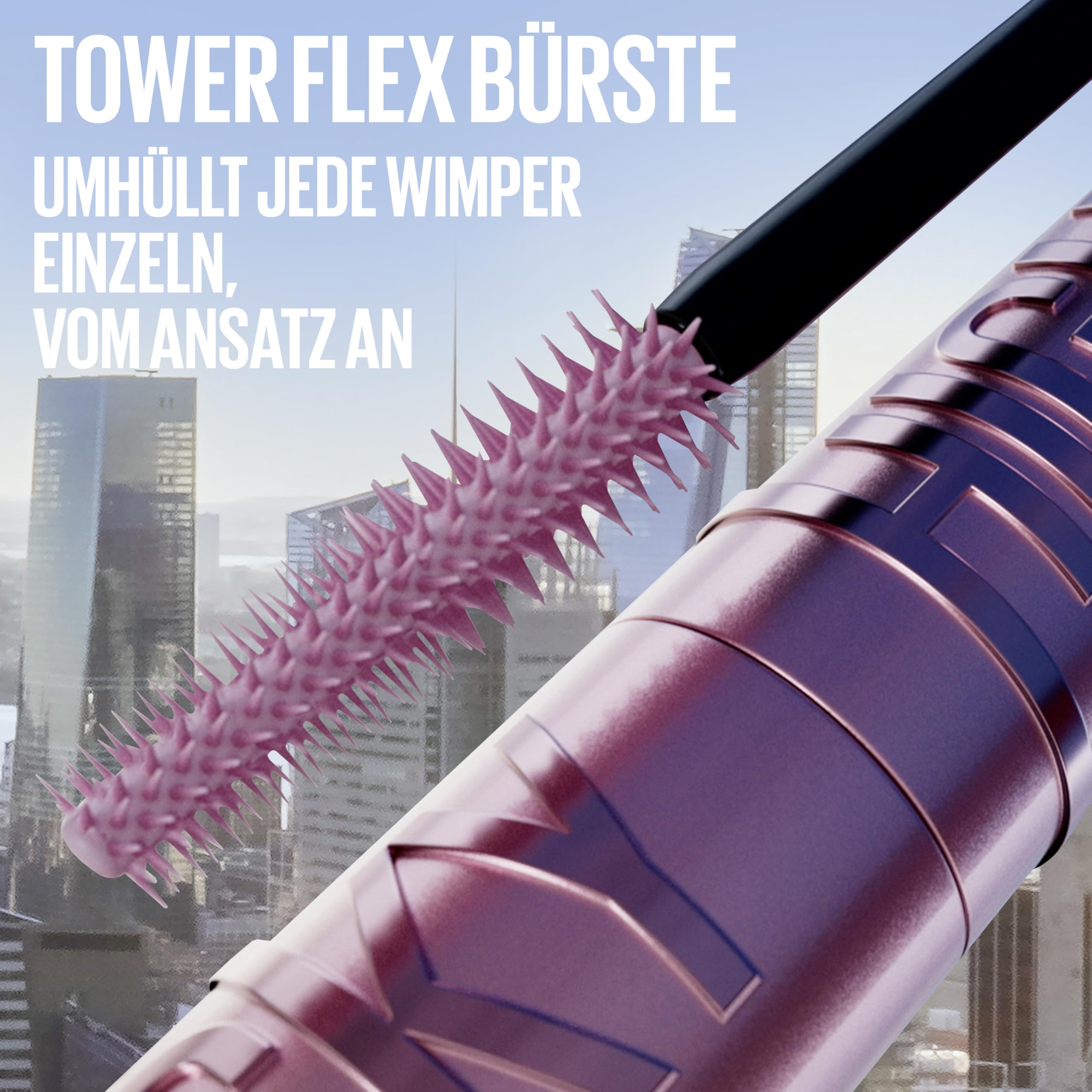 Maybelline New York Burgundy Wimperntusche für extrem lange Wimpern, Lash Sensational Sky High Mascara, Burgundy Haze, 7,2 ml 5