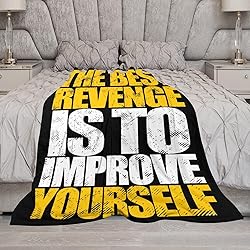 Inspirational Slogan Blankets 50”x40” for Women