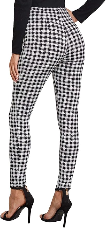 plaid gingham pants