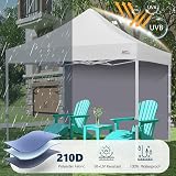 MasterCanopy Instant Gazebo Sidewall Panel 3x3M Water & UV Resistant Gray view 2