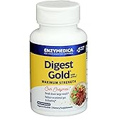 Enzymedica Digest Gold + ATPro, Maximum Strength Digestive Enzymes, Helps Digest Large Meals for Instant Bloating Relief, 90 Count