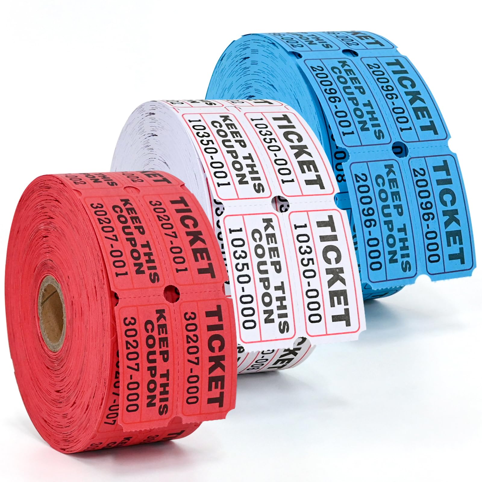 L LIKED Raffle Tickets Double Roll,Consecutively