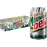Diet Mountain Dew Soda Pop, Original, 12 fl oz Cans, (12 Pack)