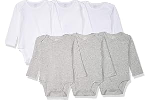 �鶹�� Essentials Unisex-Baby Baby Long-Sleeve Bodysuits