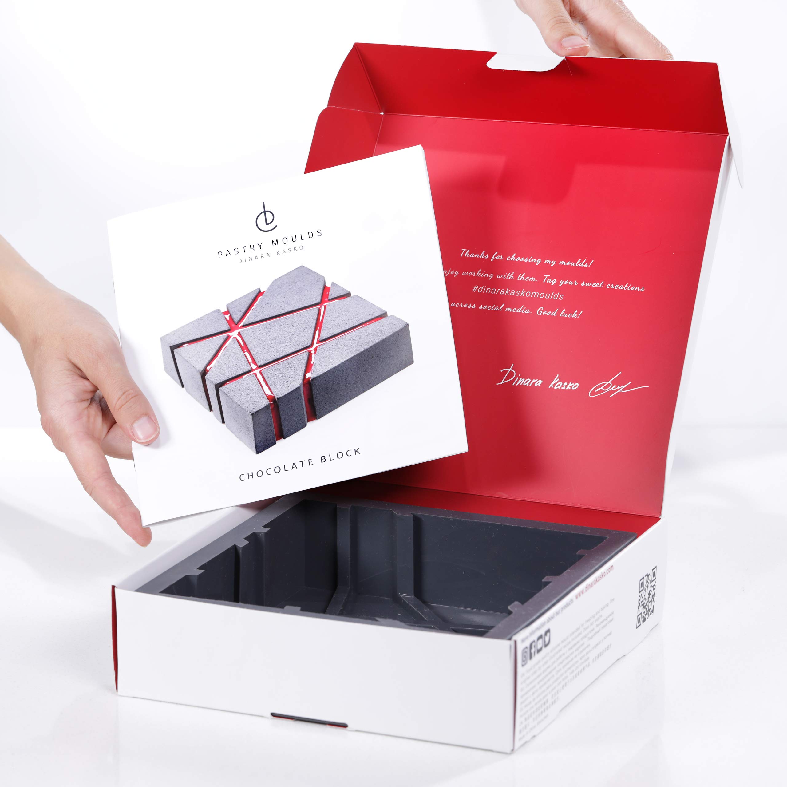 Dinara Kasko ORIGINAL silicone pastry baking mould for mousse cake Chocolate Block by world famous pastry chef