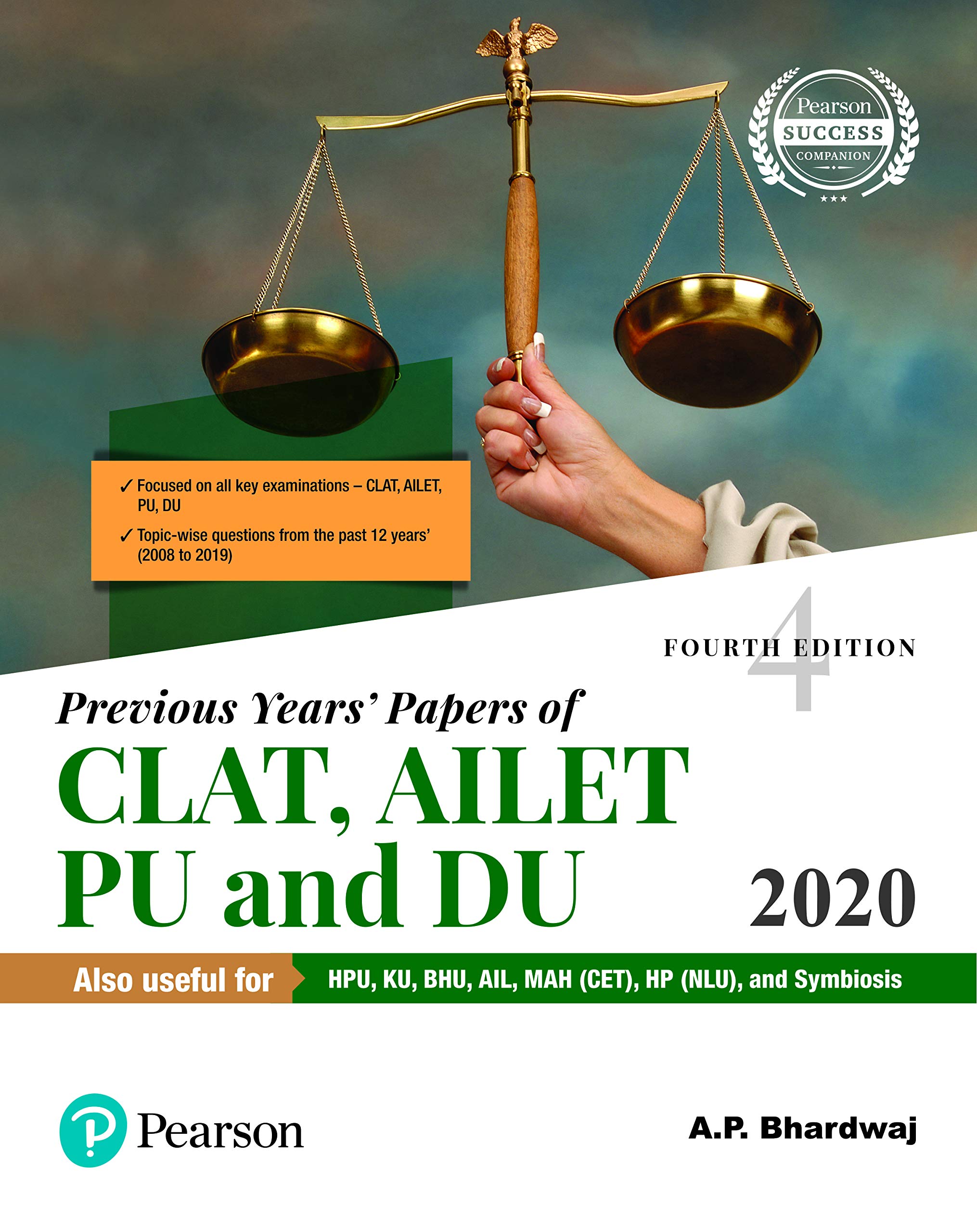 Previous Years Papers Of Clat Ailet Pu And Du A P Bhardwaj Amazon Com Books