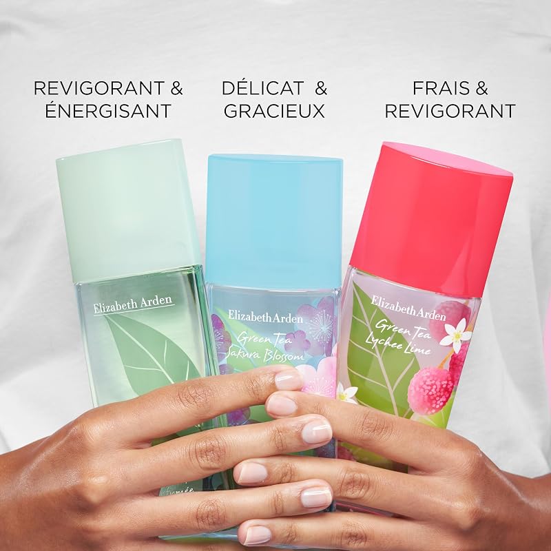 - Green Tea Lychee Lime – Eau de Toilette Femme Vaporisateur – Senteur Fraîche & Fruitée - 100ml