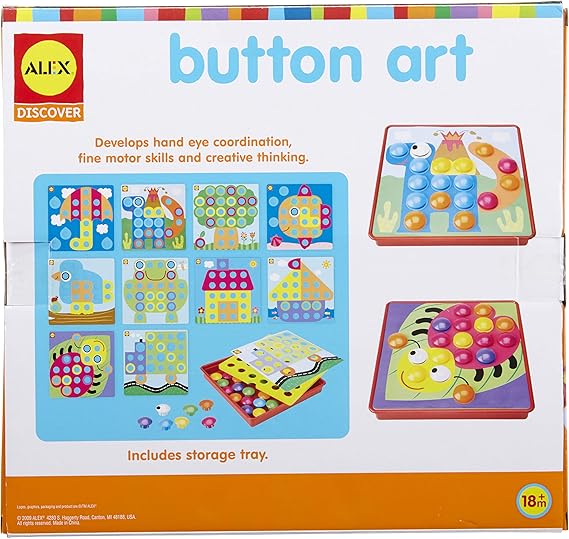 alex toys little hands button art
