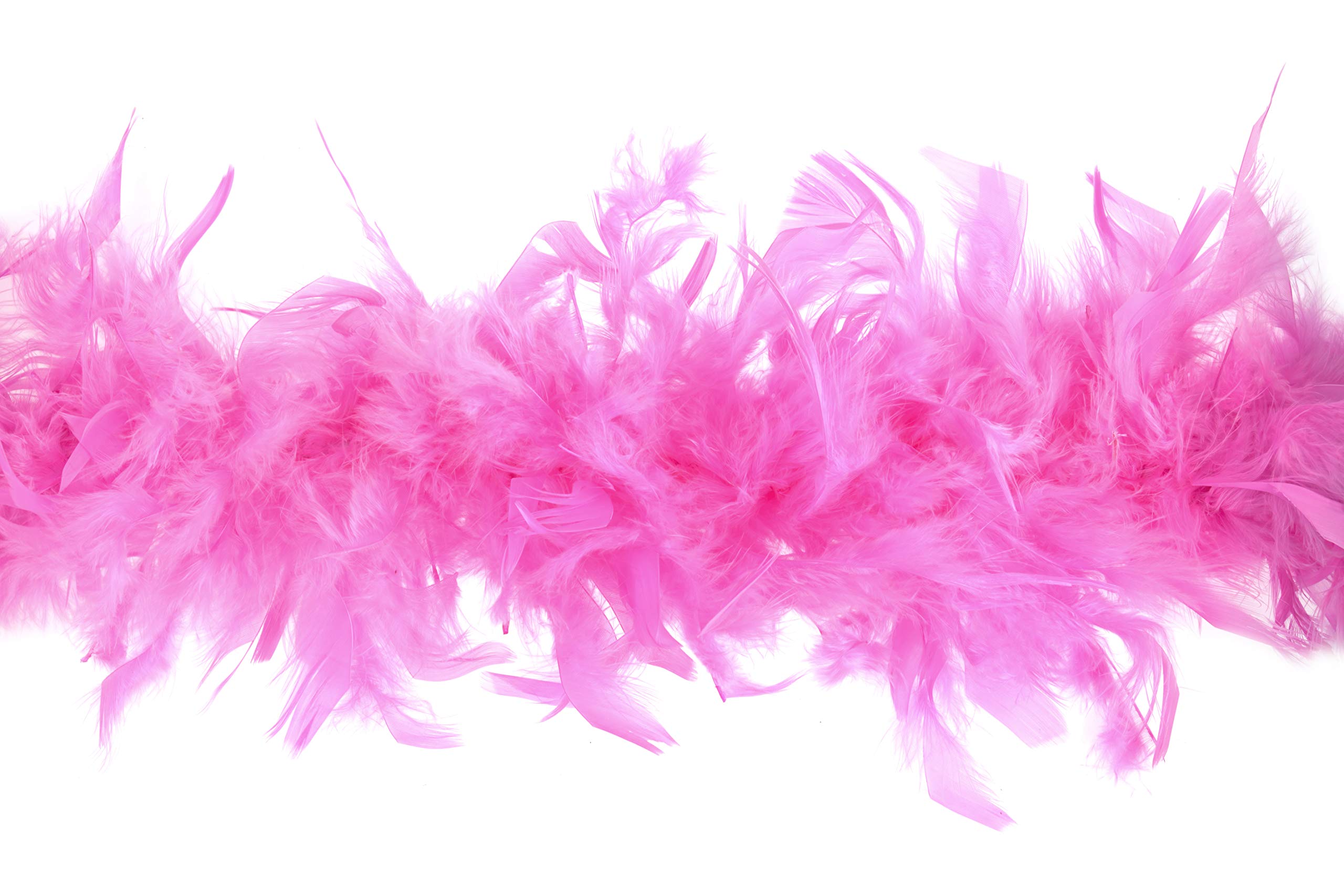 Trimits Marabou Feather Boa, 1.8m x 12cm, Fancy Dress for Parties, Festivals, Pride, Hen Do, Stag Do, Halloween, Christmas, fuchsia