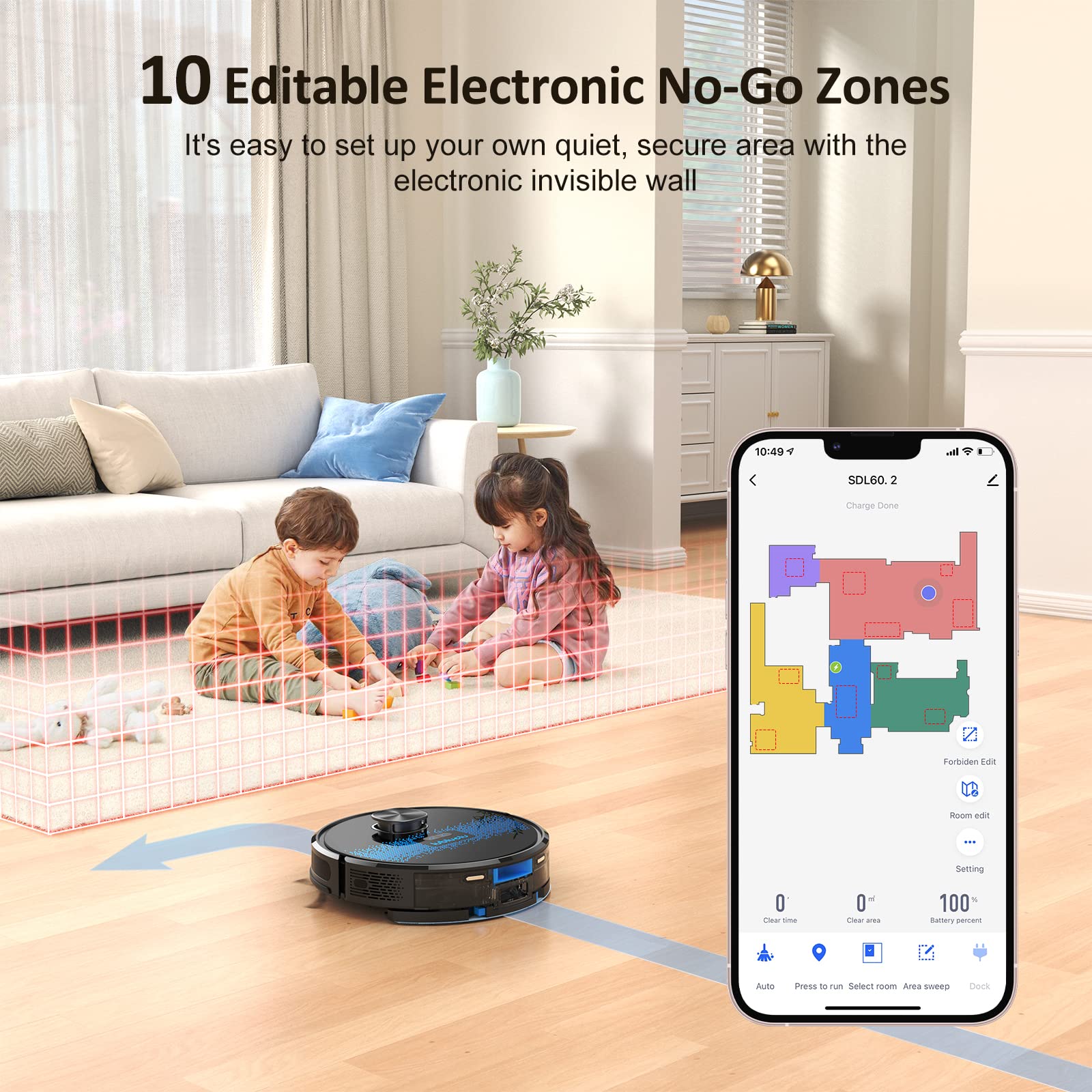 Lubluelu Robot Vacuum Self Emptying,Hands-Free Up to 60 Days,4000pa Robot Vacuum and Mop Combo, Lidar Navigation,WiFi/App/Alexa,Self-Charging,3 in 1 Robotic Vacuum for Pet Hair Hard,Floor,Carpet