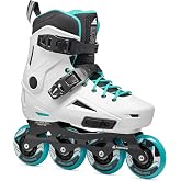 Rollerblade Lightning Women's Urban Inline Skate, White and Aqua