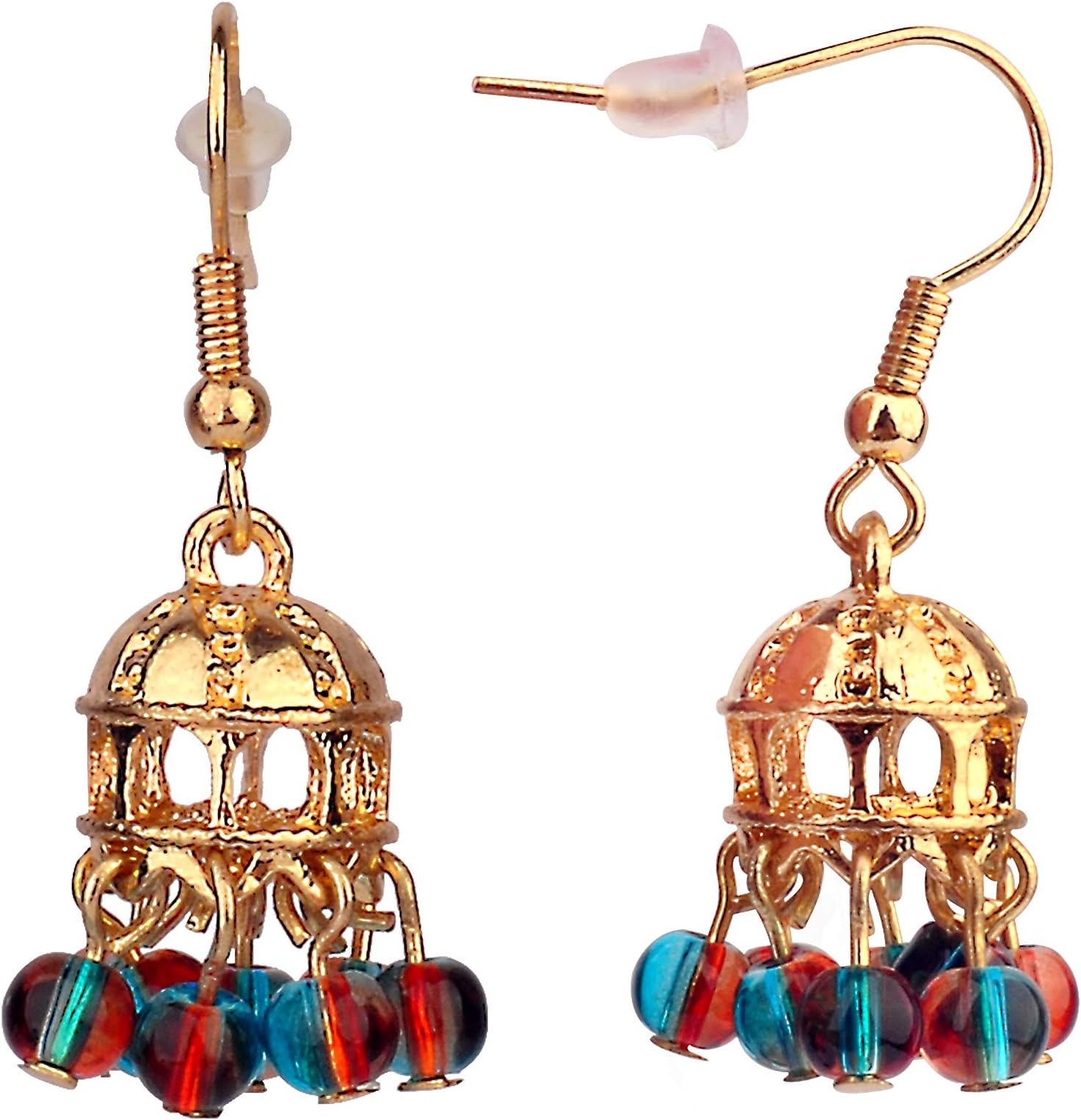 4 pairs of vintage pendant earrings, women's Ginsberg drip alloy earrings set