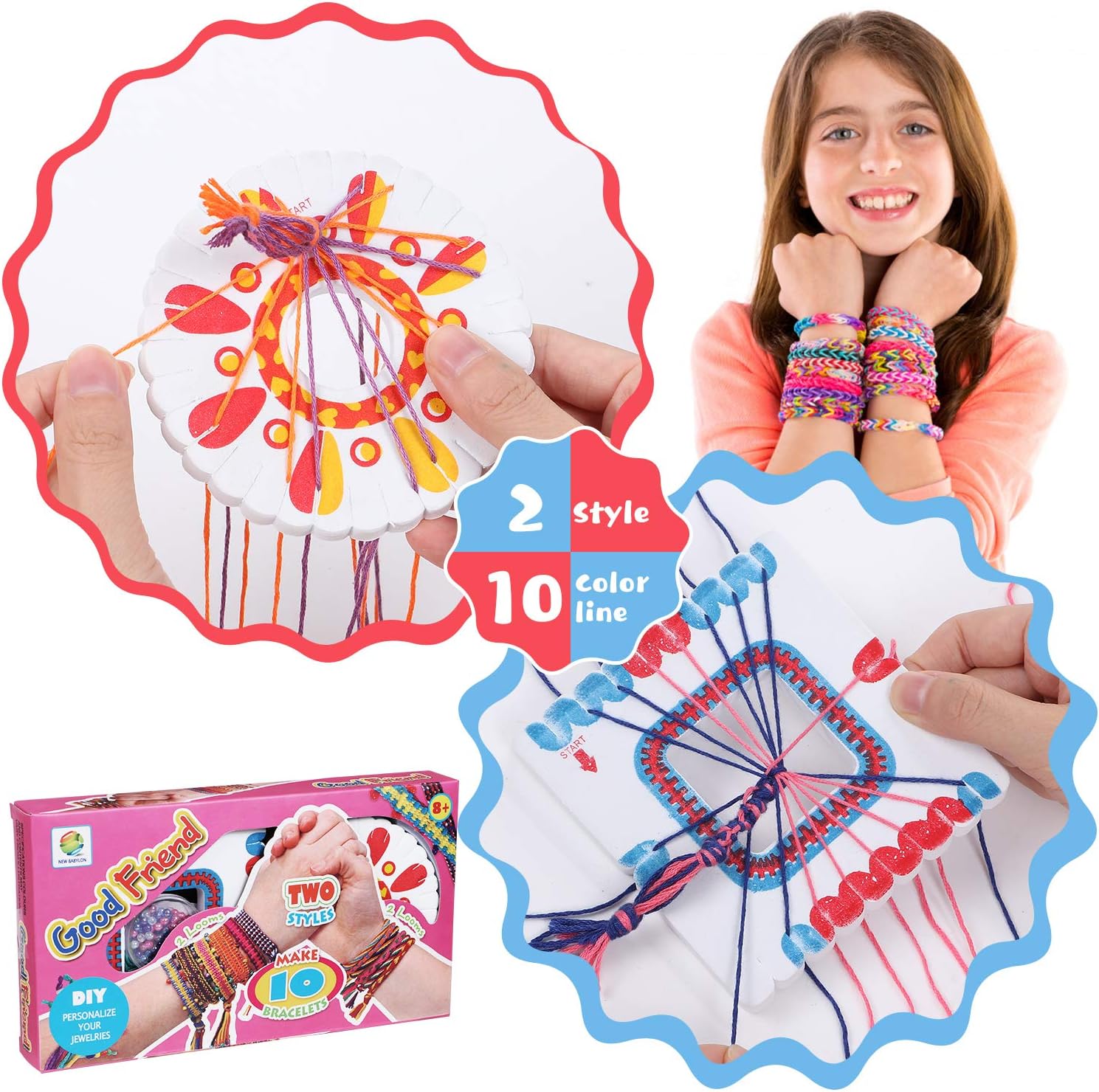Kit Fabrication Bracelet pour Enfant Fille Tacobear Kit Bracelet