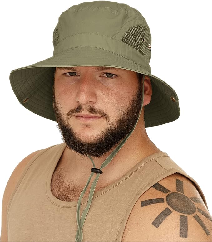 GearTOP Fishing Hats for Men Sun Protection, Camping Hat Bucket Hat