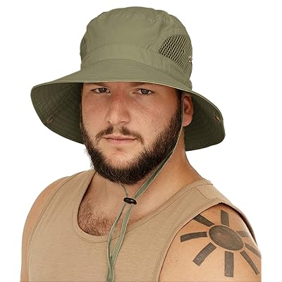 Bucket hat mens with string Clearance