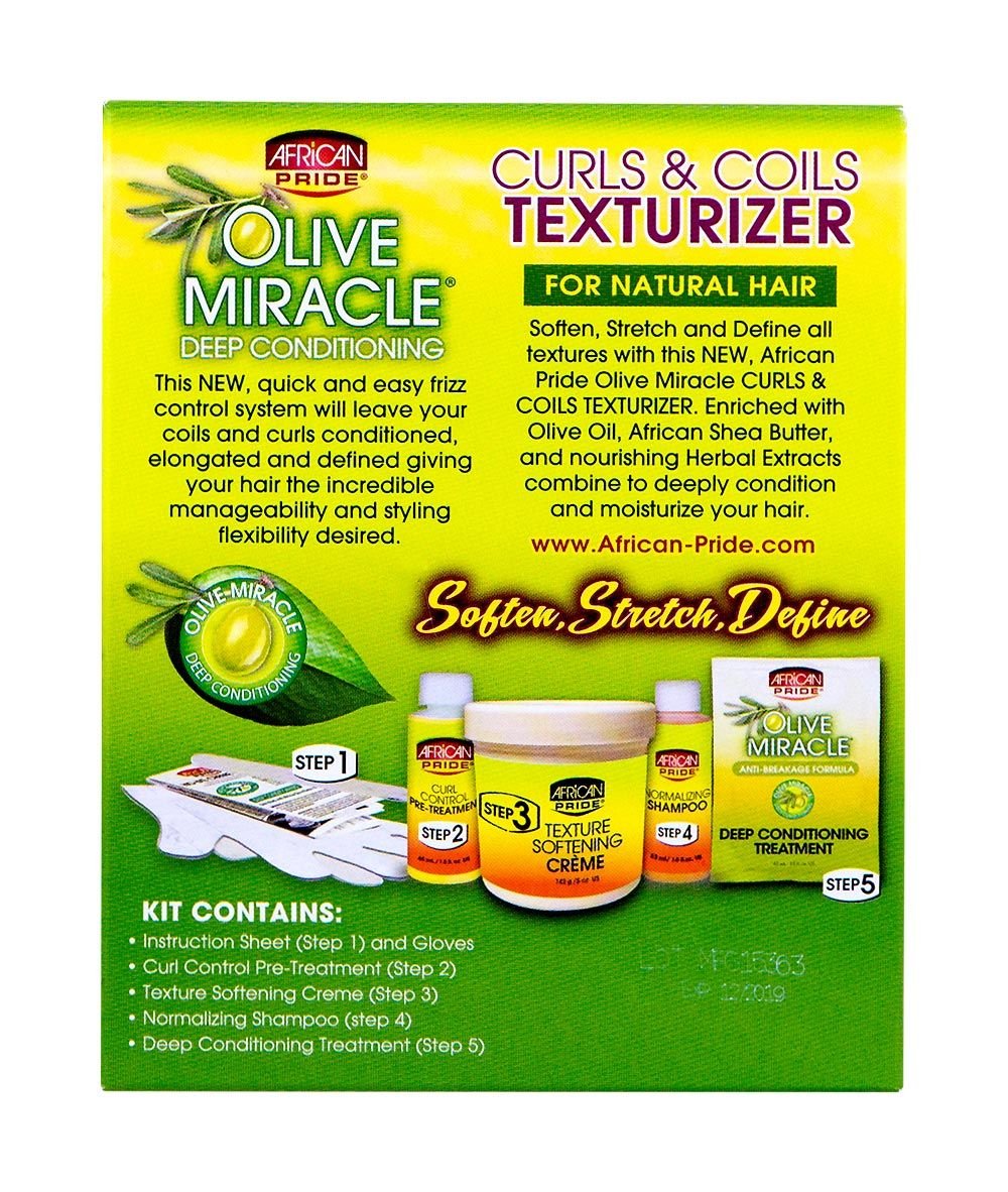 African Pride Olive Miracle Curls and Coils Texturizer : Beauty
