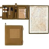 Map Case with Waterproof, Multifunctional Tactical Pouch with Clear Window | 13 x 10 Inch Clear Window for Reading Map While Outdoors or Hiking, 1000D Oxford + Waterproof TPU