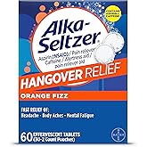 Alka-Seltzer Hangover Relief Tablets, Fast Relief Starts In About 15 Minutes for Headaches, Body Aches &amp; Mental Fatigue, Bachelorette &amp; Bachelor Party Packs 60 Count