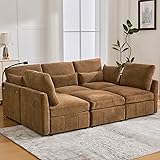6 Seater Reversible Modular Sectional Sofa