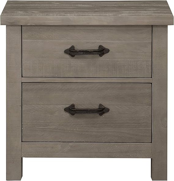 Amazon Com Modus Austin Nightstand Rustic Grey Furniture Decor