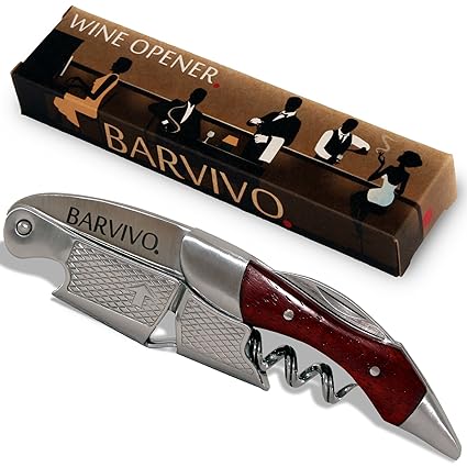 Barvivo Tire Bouchons Professionnels Utilisés Pour Douvrir Des Bouteilles De Bière Et De Vin Par Les Serveurs Sommelier Et Barmans Du Monde Fait - 